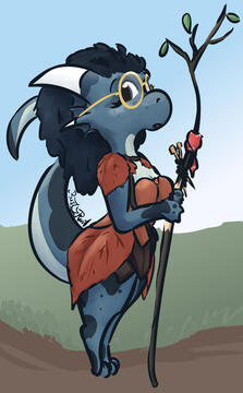 Fully shaded with simple background. $35