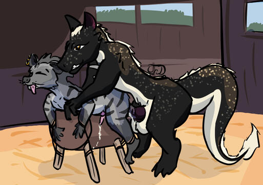 Two shaded characters and background - $110